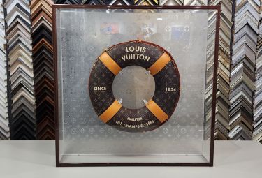 Louis Vuitton Purse Acrylic Box | | Aldecor Custom Framing & Gallery - Naples, Florida